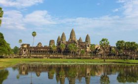 front of angkor wat