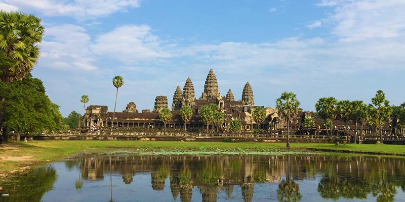 front of angkor wat